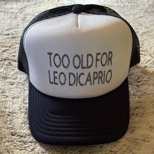 Black and White Graphic Trucker Hat